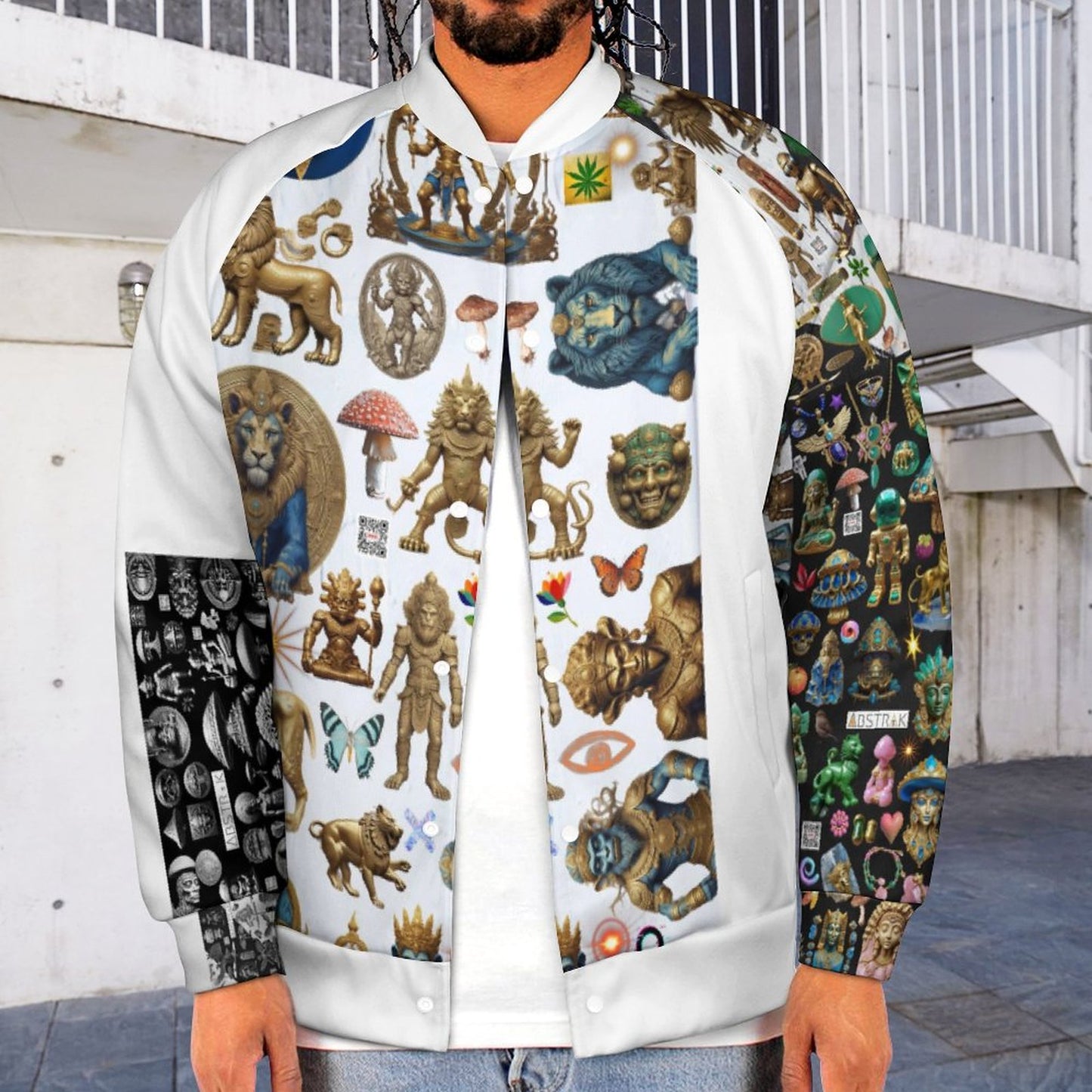 Men's Baseball Jacket (All-Over Printing)