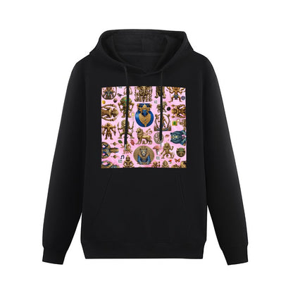 DTG 255gsm Cotton Women's Hoodie with Pocket (Dual-sided Printing)