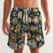 Mushroom Abstak Collection Men's All-Over Print Swim Trunk