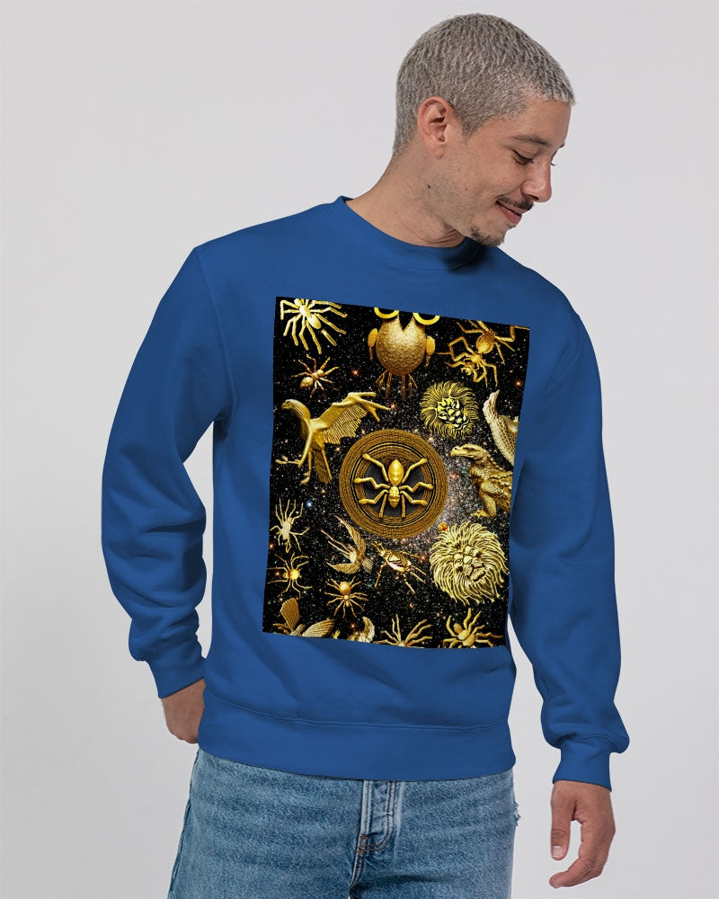 Mixed Abstract Design Unisex Premium Crewneck Sweatshirt | Lane Seven