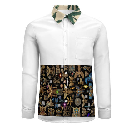 Men's Long Sleeve Shirt with Pocket LS (All-Over Printing)