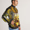 Ancient Abstrak Men's All-Over Print Stripe Sleeve Track Jacket