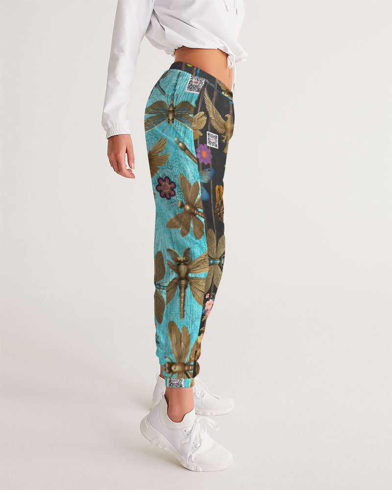 Abstrak dragonfly Women's All-Over Print Track Pants