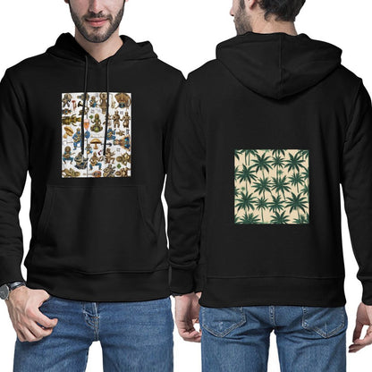 DTG 255gsm Men's Hoodie with Pouch (Dual-sided Printing)