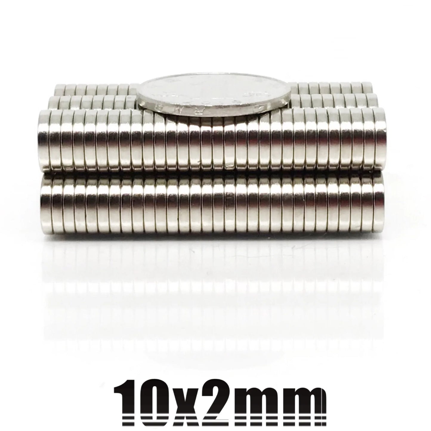 10/50/100/200/500/1000Pcs 10x2 Neodymium Magnet 10mm x 2mm N35 NdFeB Round Super Powerful Strong Permanent Magnetic imanes Disc