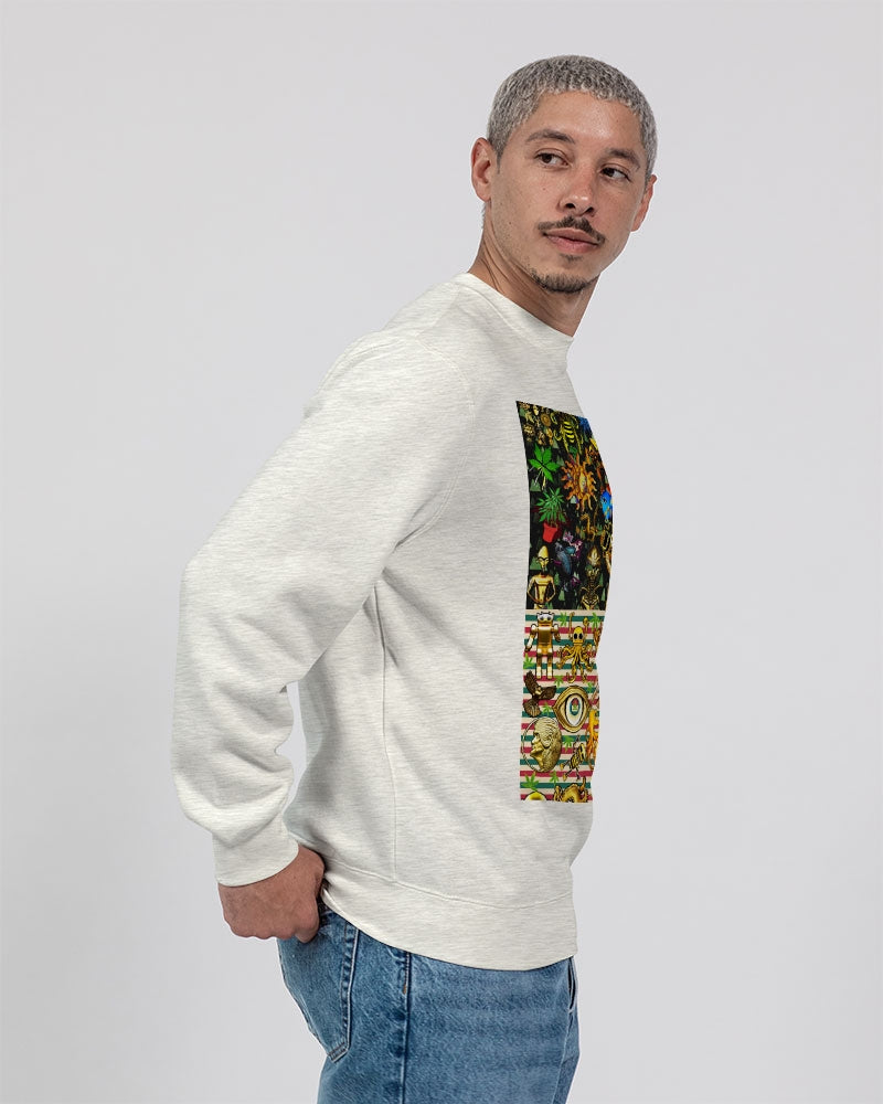 Outer Space Abstrak Unisex Premium Crewneck Sweatshirt | Lane Seven