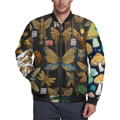 180gsm Zipper Bomber Jacket BMJ (All-Over Printing)