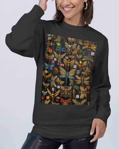 Abstrak dragonfly Unisex Premium Crewneck Sweatshirt | Lane Seven