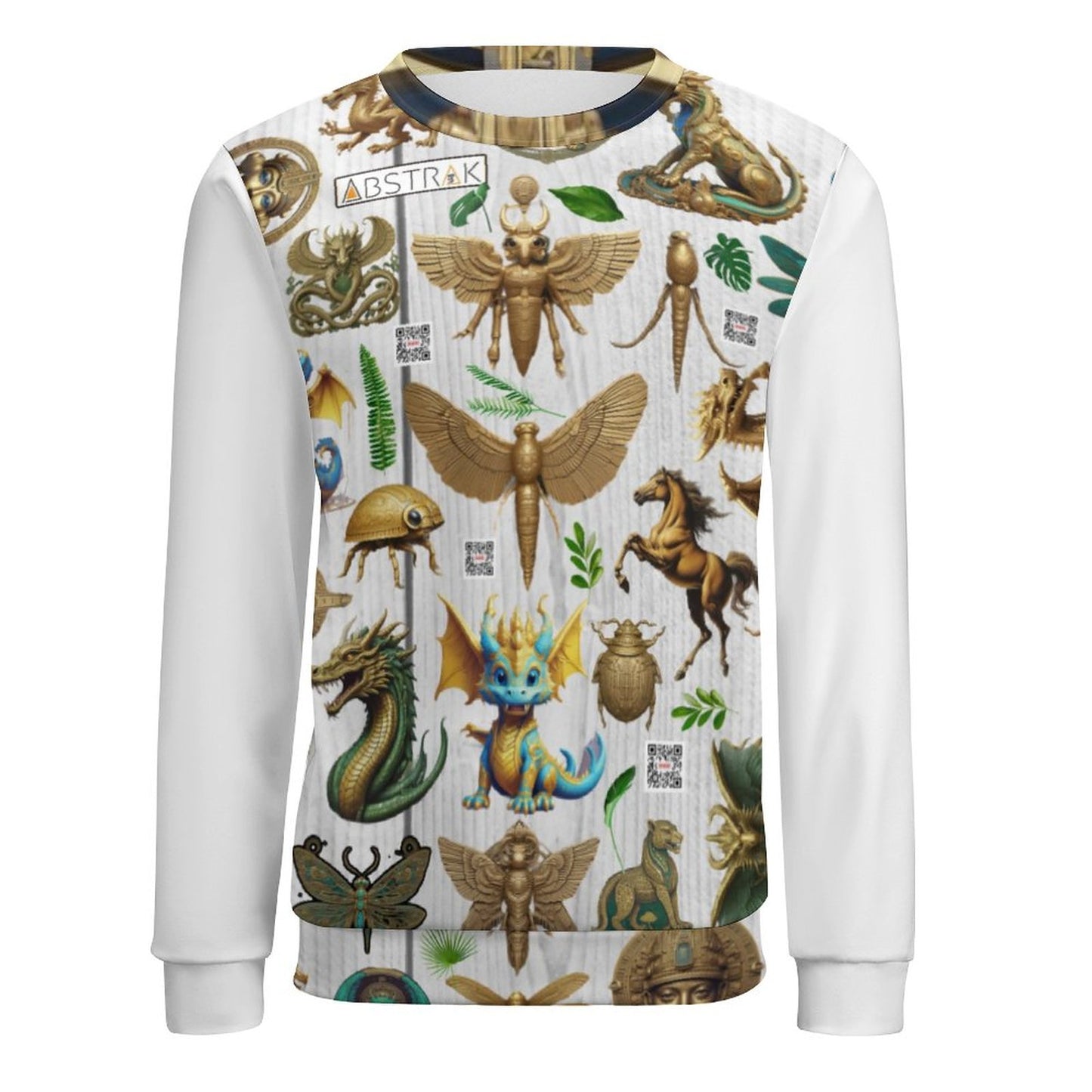 250gsm Round Neck Men's Sweatshirt 4T35 (All-Over Printing)