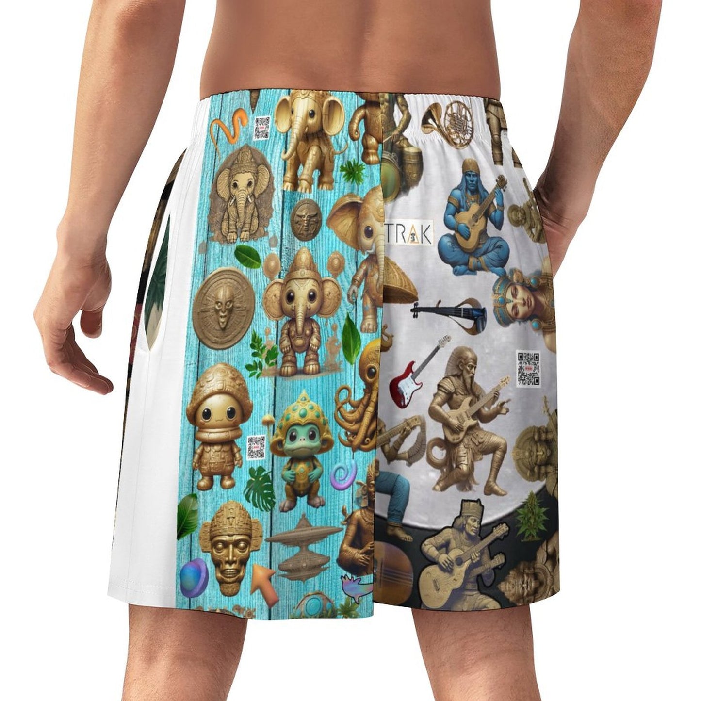 170gsm Pajama Shorts for Men LM012 (All-Over Printing)