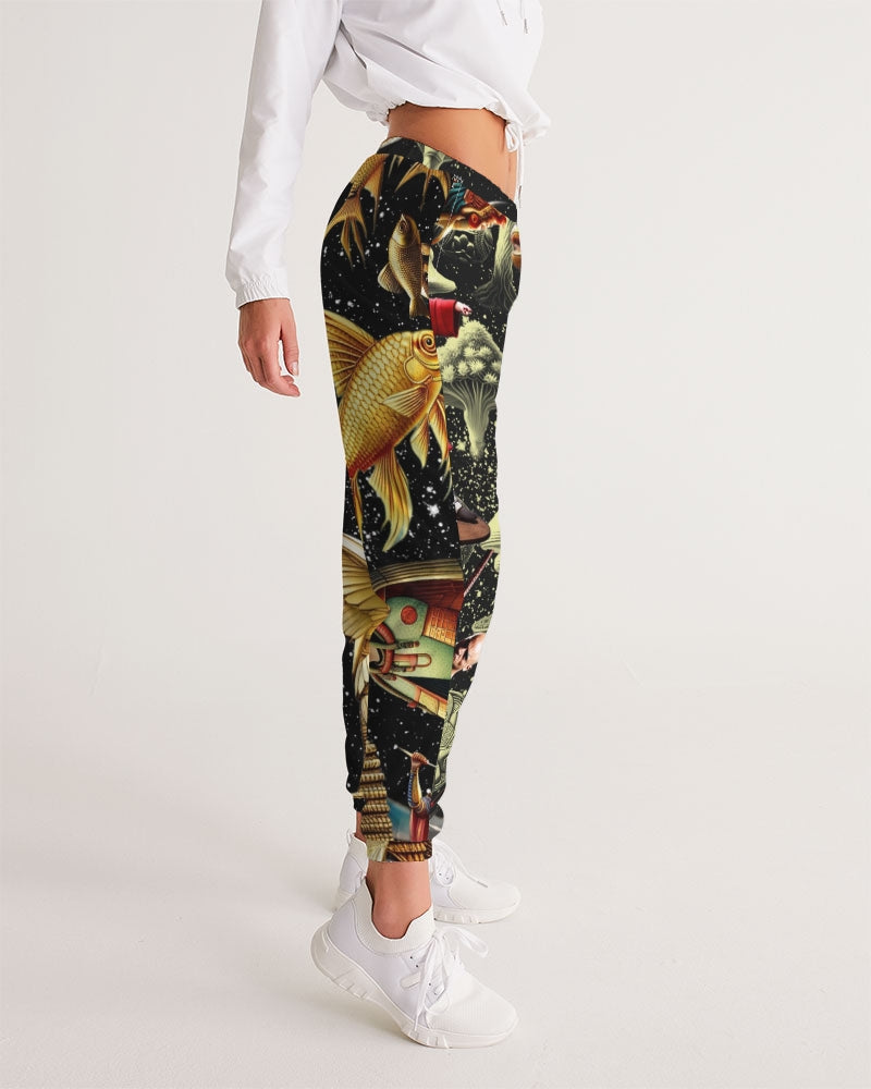 Trendy Abstrak Pattern Women's All-Over Print Track Pants