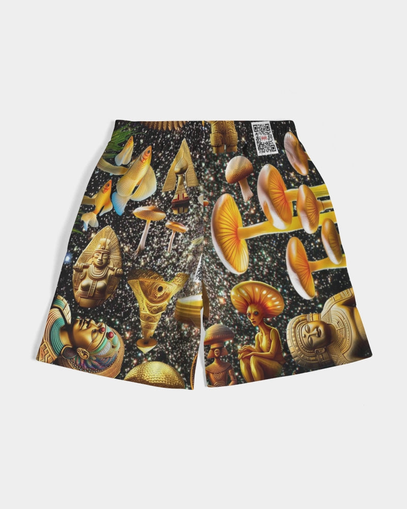 Illustration Abstrak Men's All-Over Print Jogger Shorts