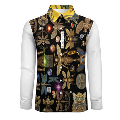 Men's Long Sleeve Shirt with Pocket LS (All-Over Printing)