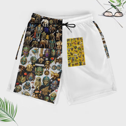 Men's Hawaiian shorts with 4 Pockets