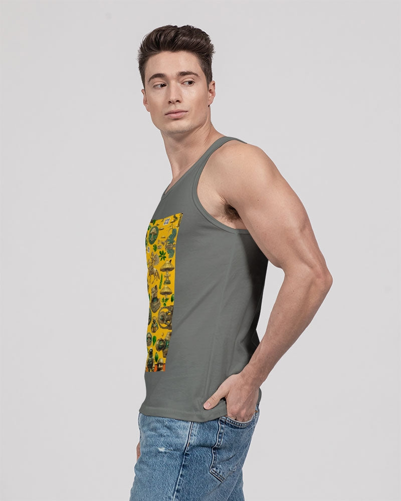 Mushroom Abstak Collection Unisex Jersey Tank | Bella + Canvas