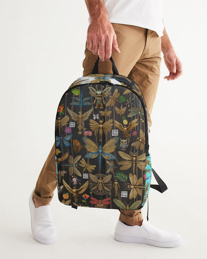 Abstrak dragonfly Large Backpack