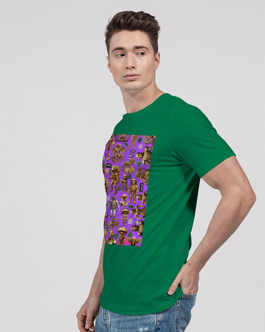 Mushroom Abstak Collection Unisex Jersey Tee | Bella + Canvas