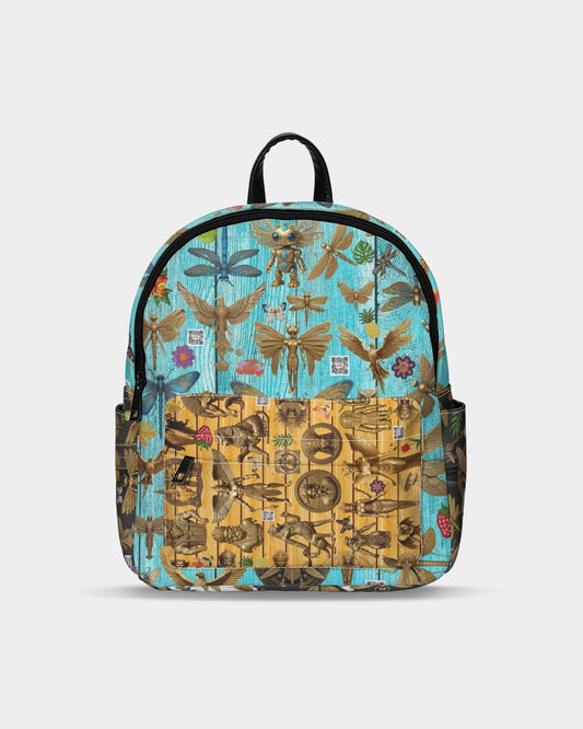 Abstrak dragonfly Mini Canvas Backpack