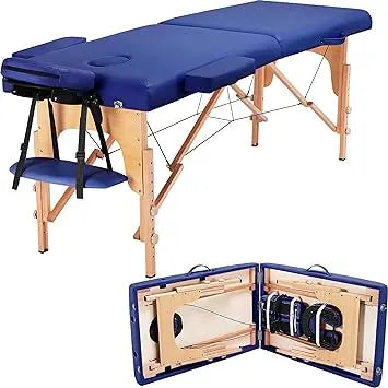 83''/84'' 2 Section Portable Massage Table Professional Facial Bed  Esthetician Lash Beds Ergonomic Folding - Adjustable Height