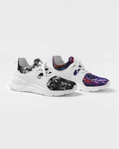 Galaxy Abstract Design Women's Two-Tone Sneaker