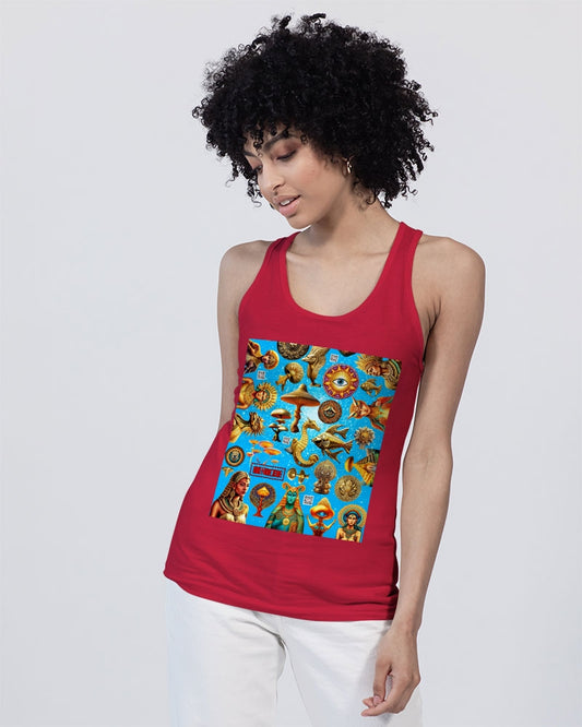 Eye and Face Abstrak Unisex Jersey Tank | Bella + Canvas