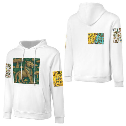 DTF 250gsm Cotton Men's Hoodie with Pocket (Dual-sided+Sleeve Printing)