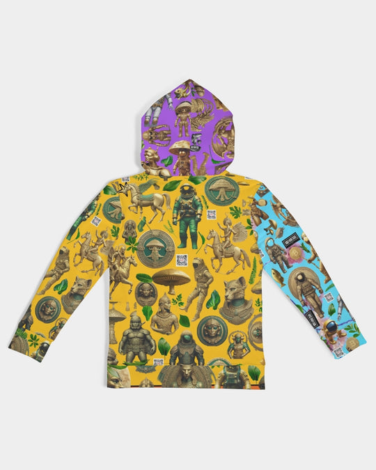 Mushroom Abstak Collection Kids All-Over Print Hoodie