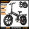 DEEPOWER 20 inch Adults Electric Bike Bicycle 48V 20AH 20 Inch Fat Tire Electric E Bikes Free Shipping Mountain Ebikes 1000W