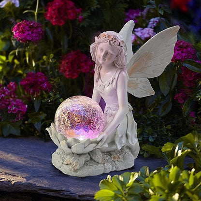 Flower Fairy European-style Creative Home Garden Villa Decoration Handicraft Resin Statue Ornaments