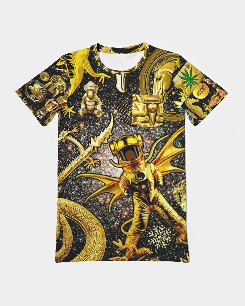 Ancient Abstrak Men's All-Over Print Pocket Tee