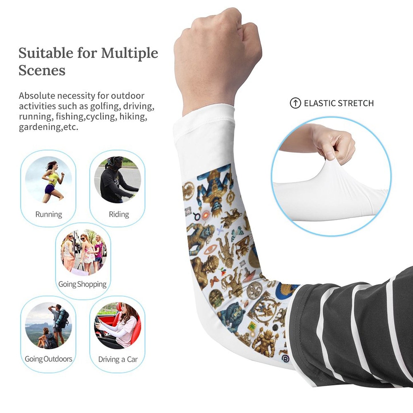 Cooling UV-Proof Arm Sleeves (A Pair)