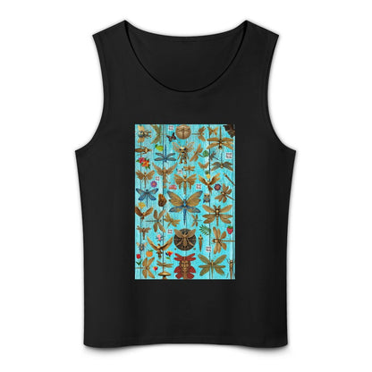 DTF 160gsm Men's Cotton Tank Top BX (Dual-sided Printing)