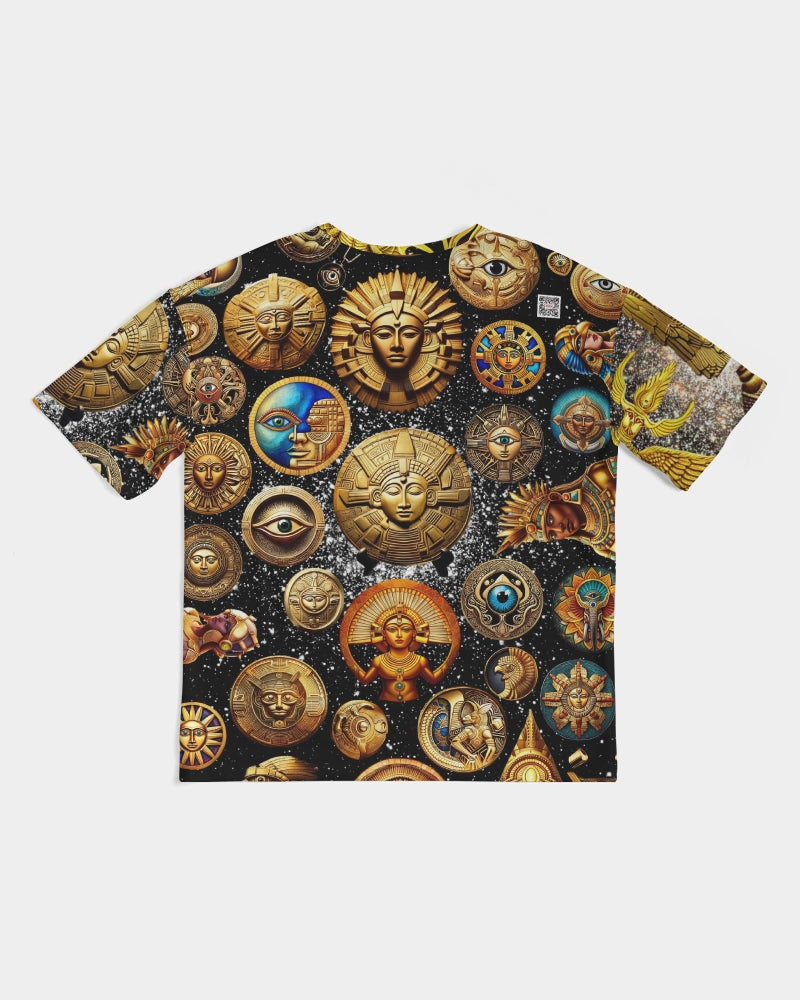 Evil Eye Abtrak Men's All-Over Print Premium Heavyweight Tee