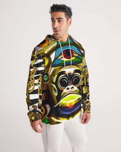 Outer Space Abstrak Men's All-Over Print Hoodie