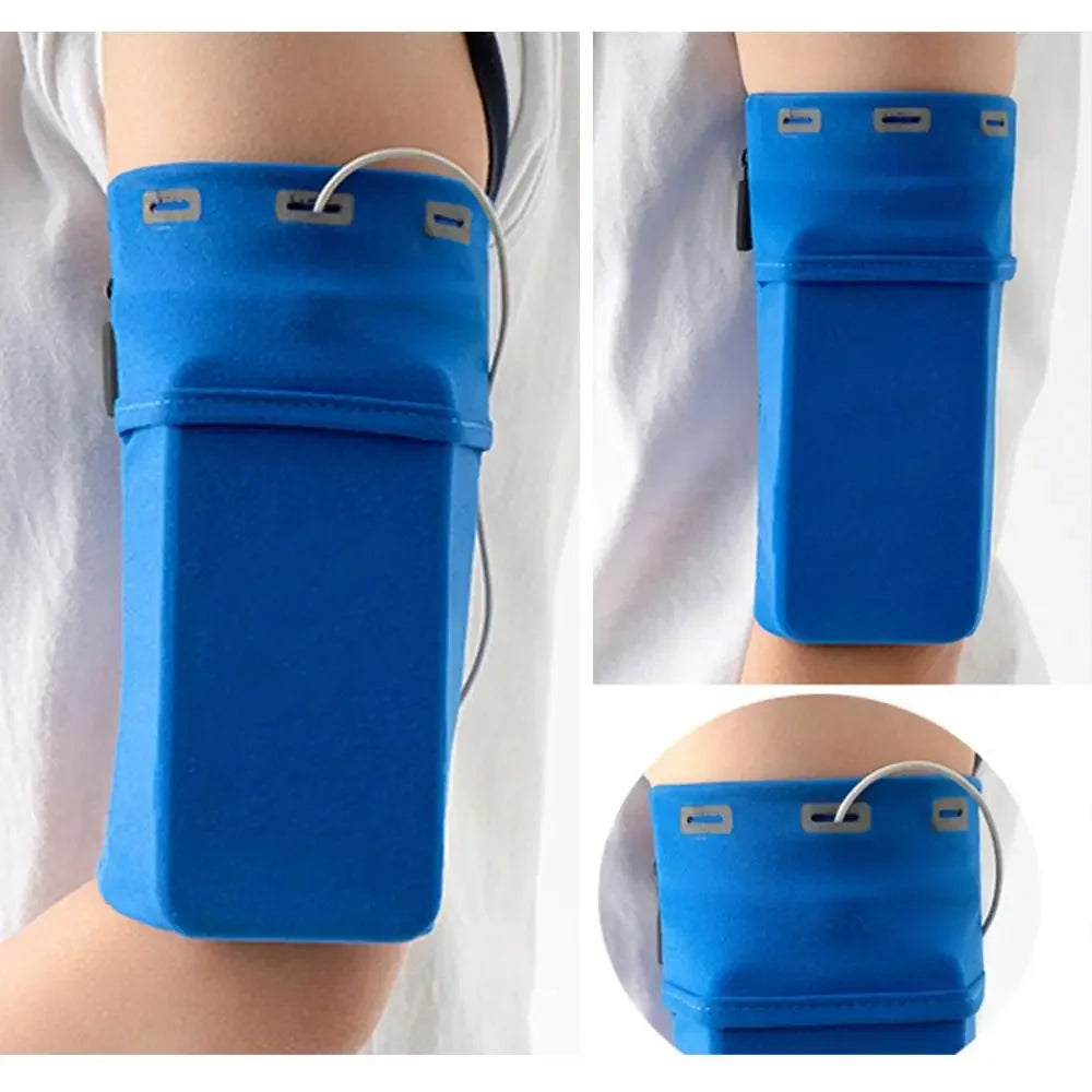 Running Mobile Phone Arm Bag Phone Armband Bag Waterproof Armband Jogging Case Holder Non-slip Sports Pouch for Iphone Samsung