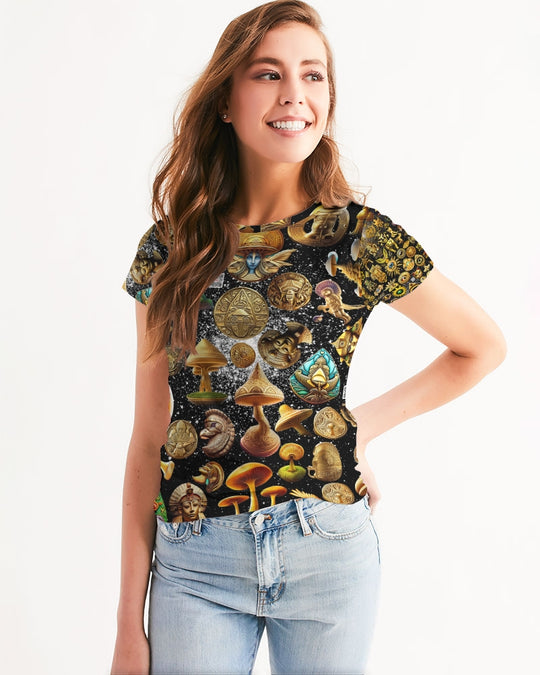 Nature Abstrak Women's All-Over Print Tee