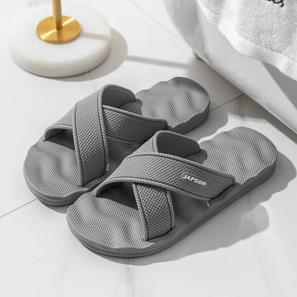 Summer Men Women Home Slippers Soft Indoor House Shoes Slides Guest Shoes Sleepers Slipers Bathroom Room Bedroom