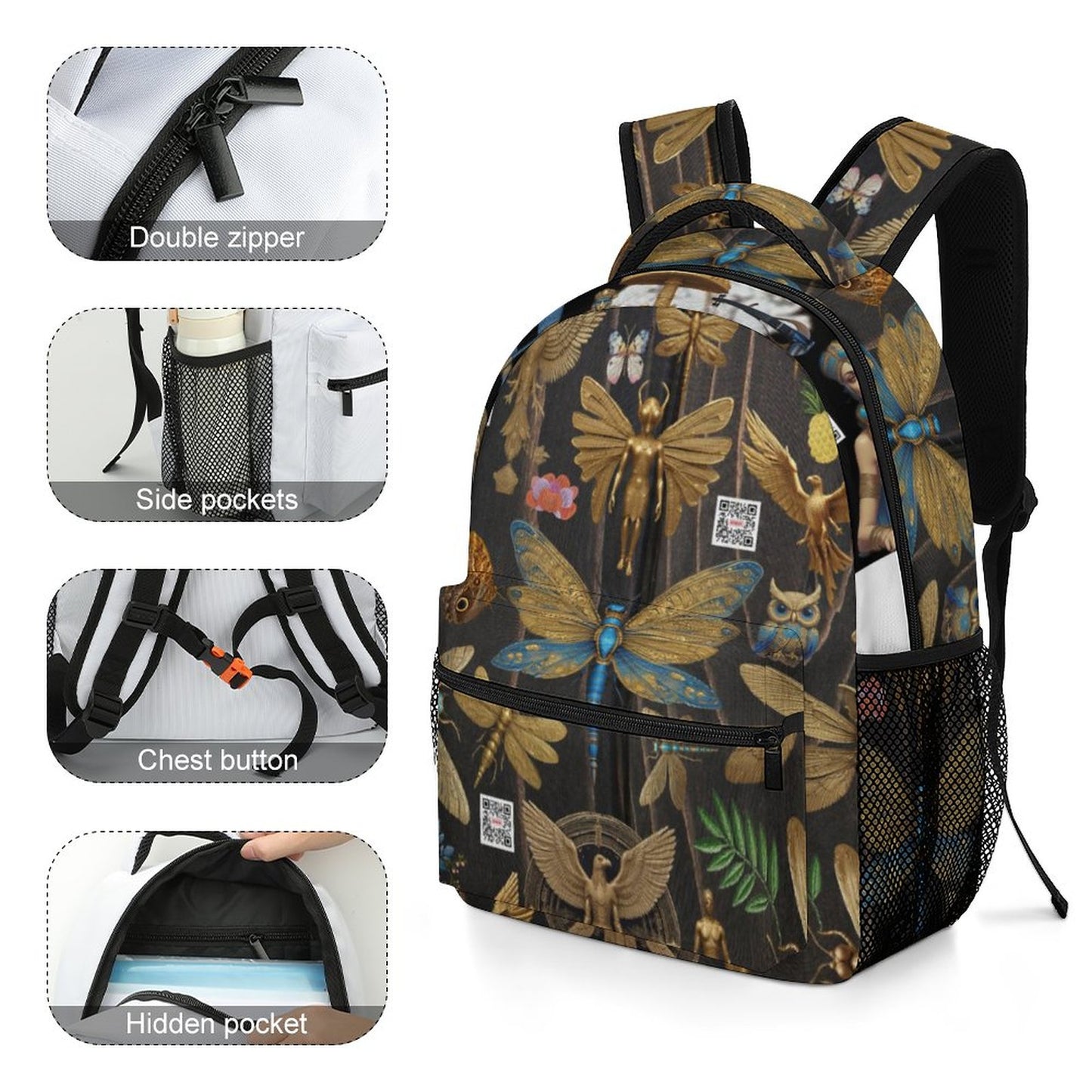 Durable Children's School Backpacks A012 (2 Sites)