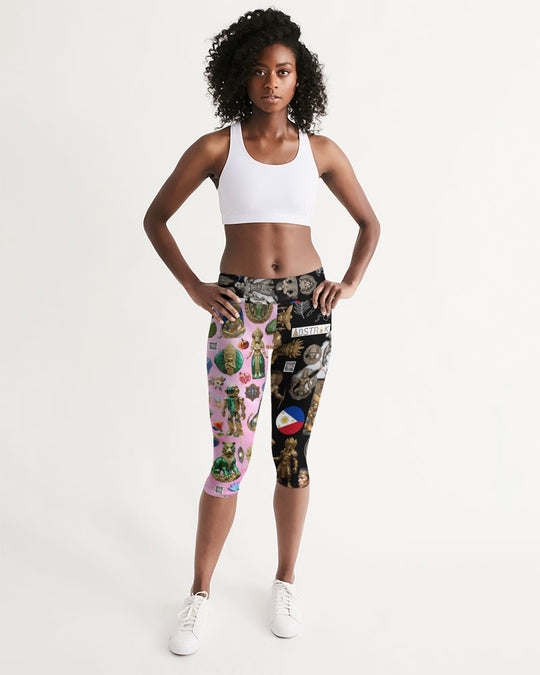 IMG_0540 Women's All-Over Print Mid-Rise Capri