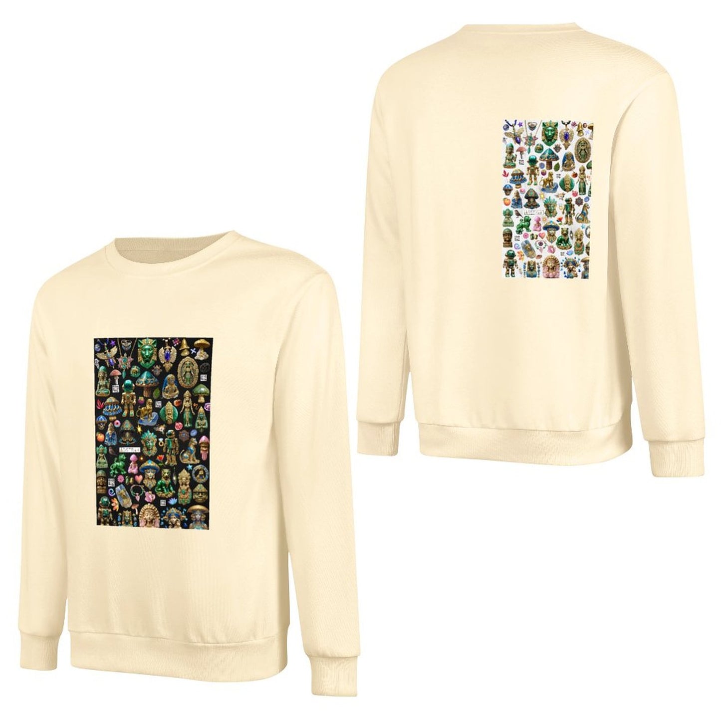 DTF 250gsm Cotton Men's Sweatshirt (Dual-sided Printing)