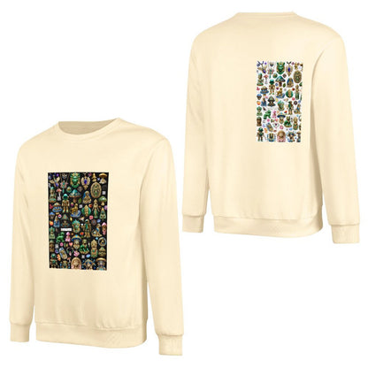 DTF 250gsm Cotton Men's Sweatshirt (Dual-sided Printing)