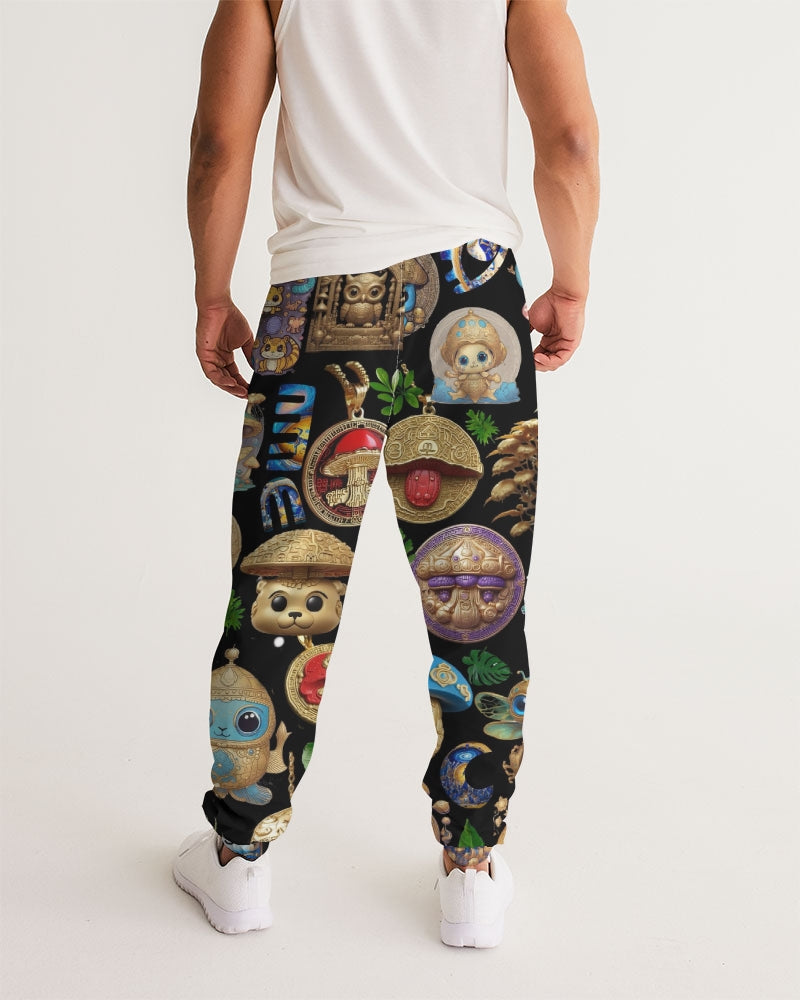 Mushroom Abstak Collection Men's All-Over Print Track Pants