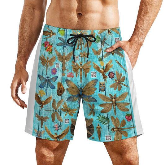 Men's Beach Shorts with 4 Pockets