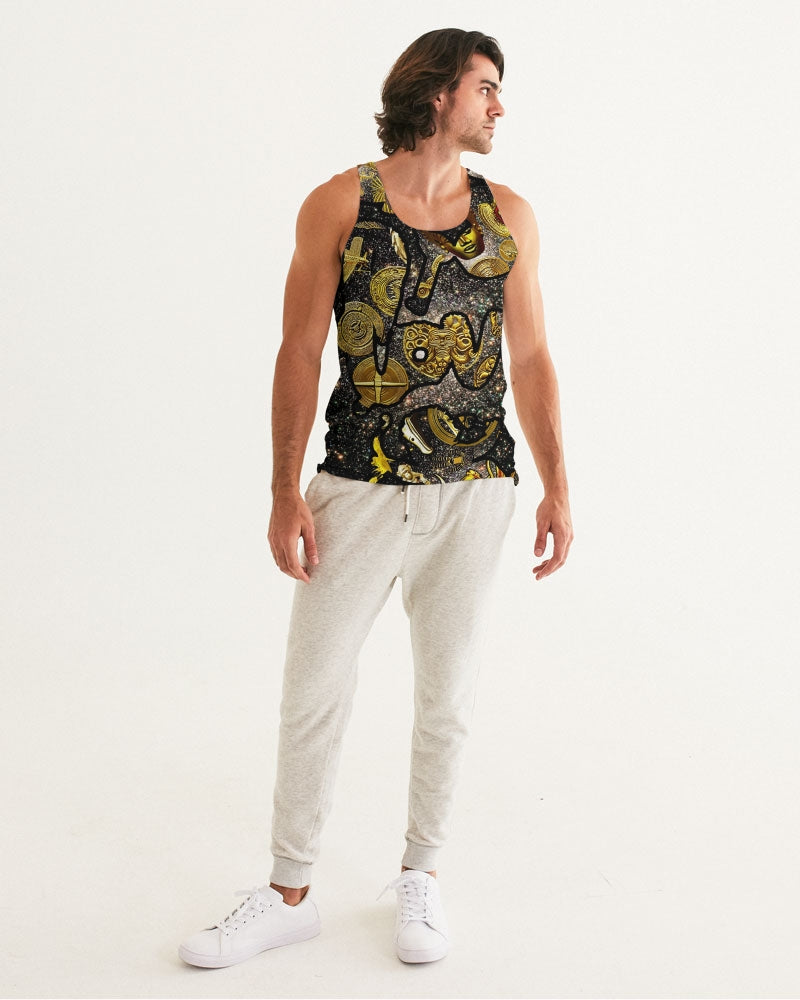 Ancient Abstrak Men's All-Over Print Tank