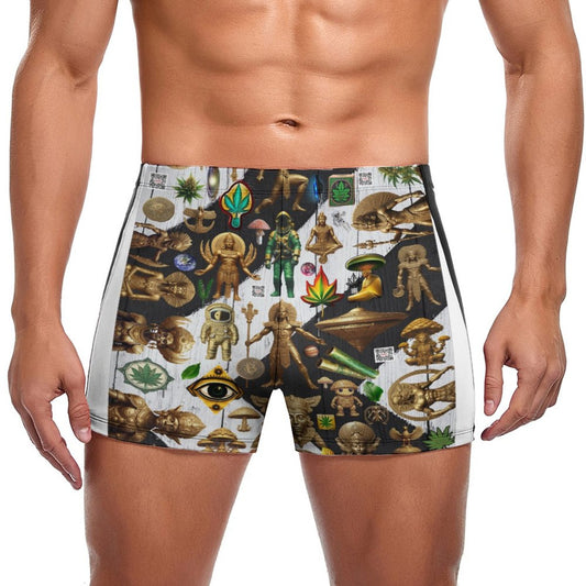 Men's Swimming Trunks DN003 (All-Over Printing)