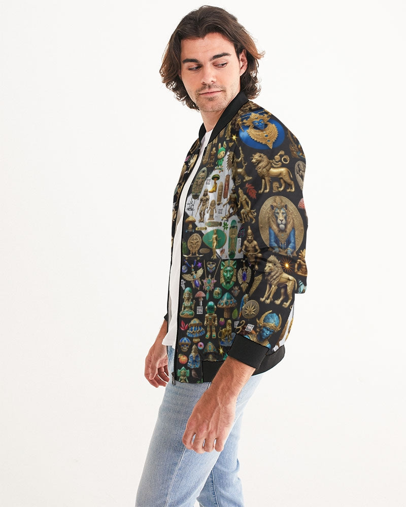 Abstraknyc Men's All-Over Print Bomber Jacket