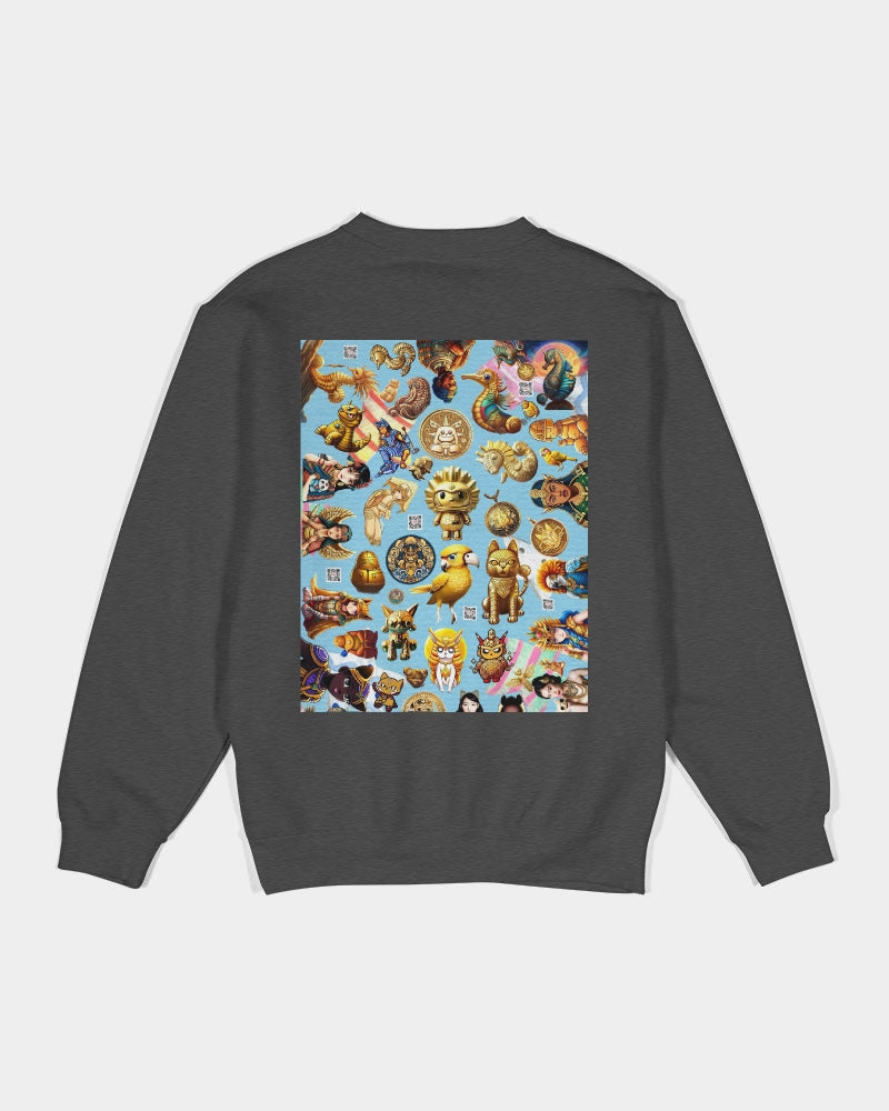 4 Annunaki Abstrak Collection Unisex Premium Crewneck Sweatshirt | Lane Seven