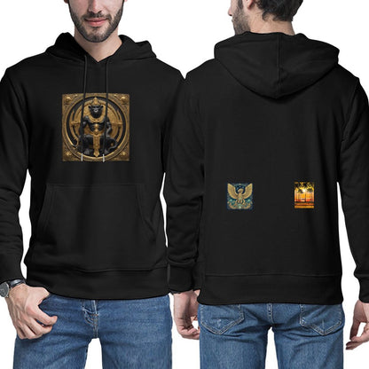 DTG 255gsm Men's Hoodie with Pouch (Dual-sided Printing)