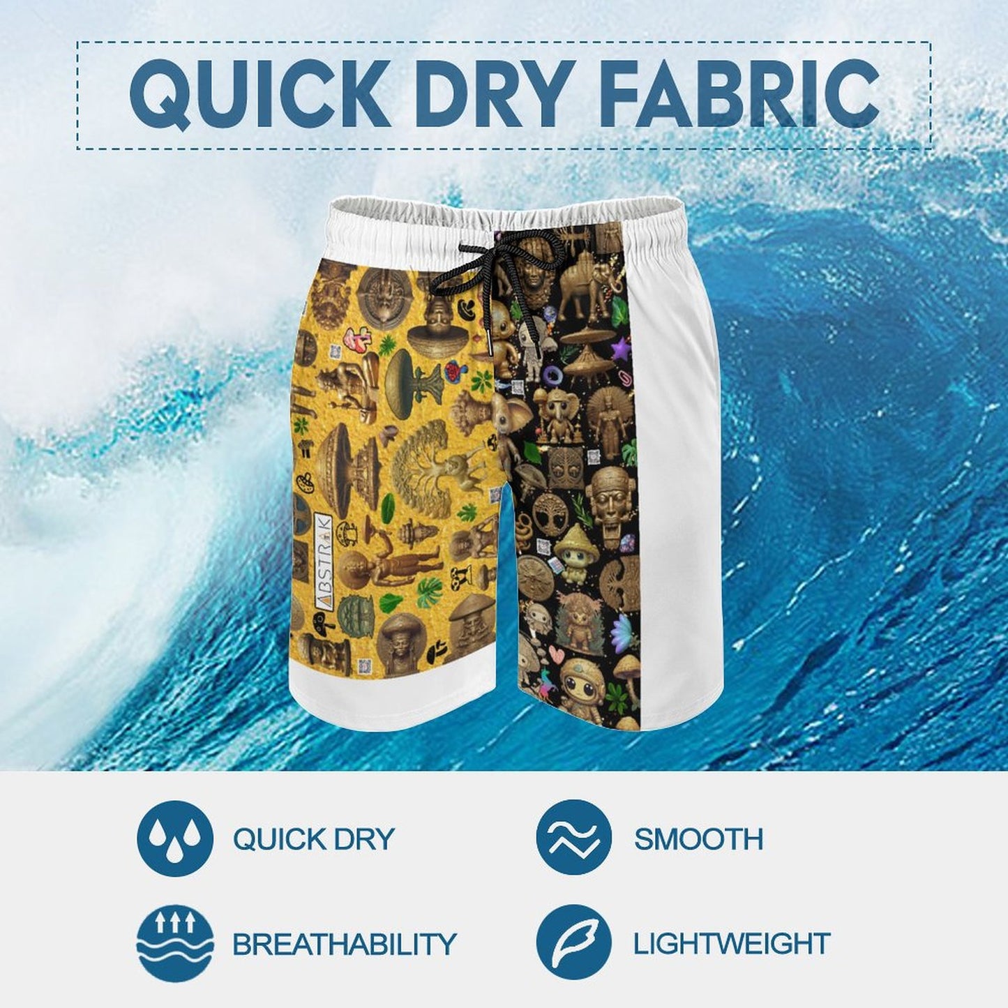 Men's Board Shorts D1P (All-Over Printing)