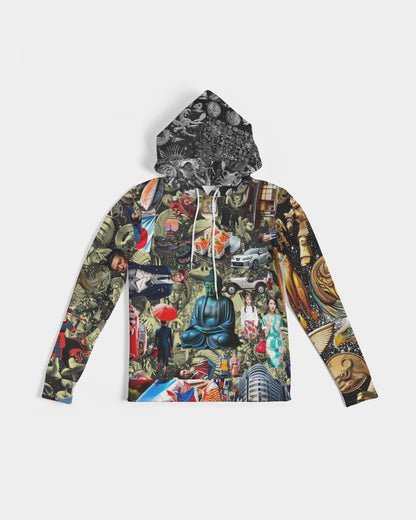 Trendy Abstrak Pattern Women's All-Over Print Hoodie